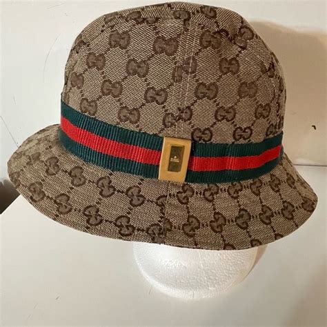 gucci bucket hat xl|Gucci bucket hat used.